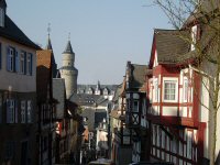 Obergasse mit Blick in die Innenstadt